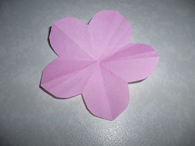 折り紙 花 桃 の